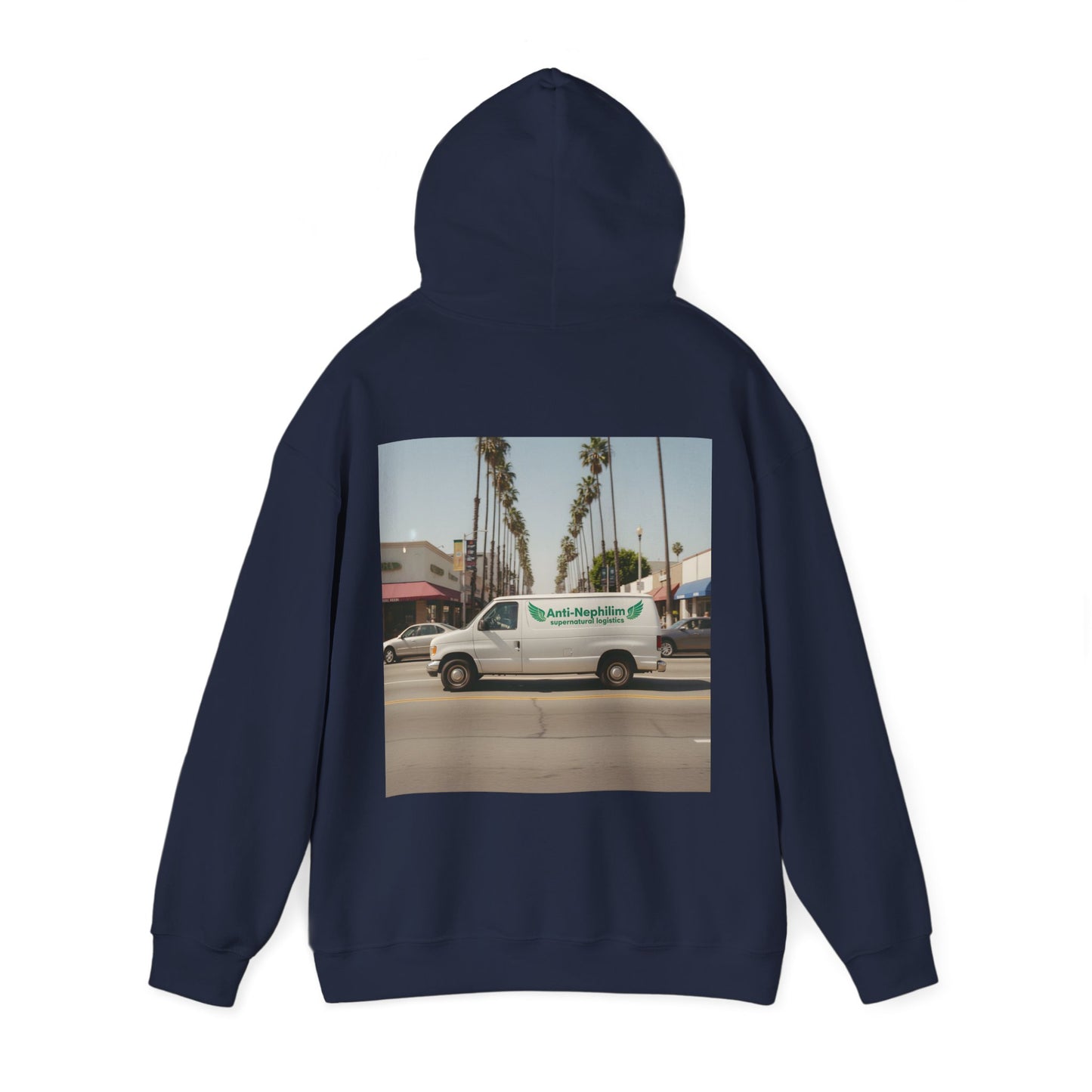 90s California Van anti-nephilim hoodie (unisex), Kirk Ave. Apparel