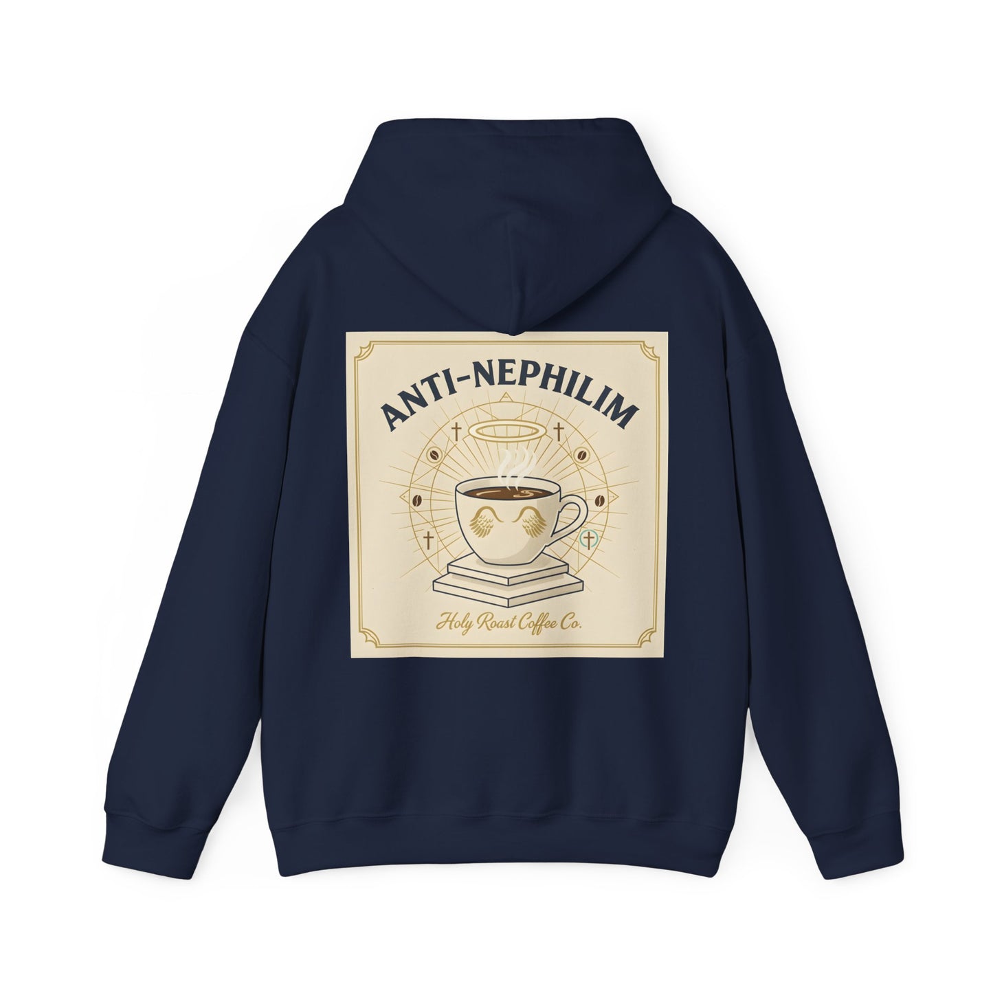 Retro coffee anti-nephilim hoodie (unisex), Kirk Ave. Apparel