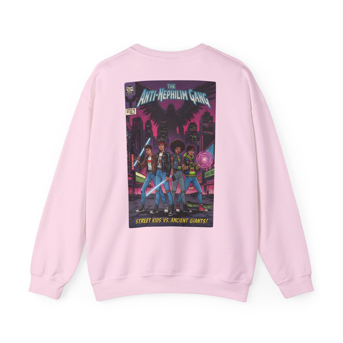 Retro comic anti nephilim sweatshirt (unisex), Kirk Ave. Apparel