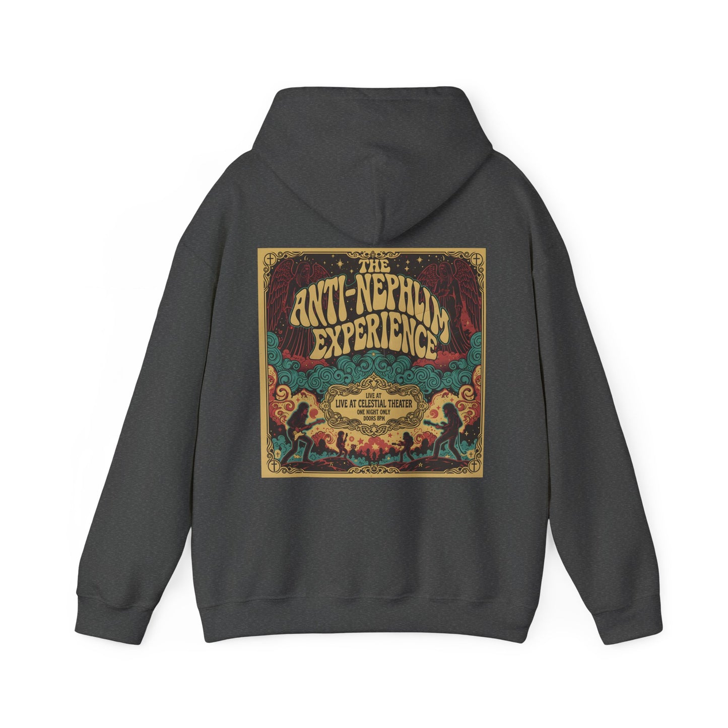 Retro concert poster anti nephilim hoodie (unisex), Kirk Ave. Apparel