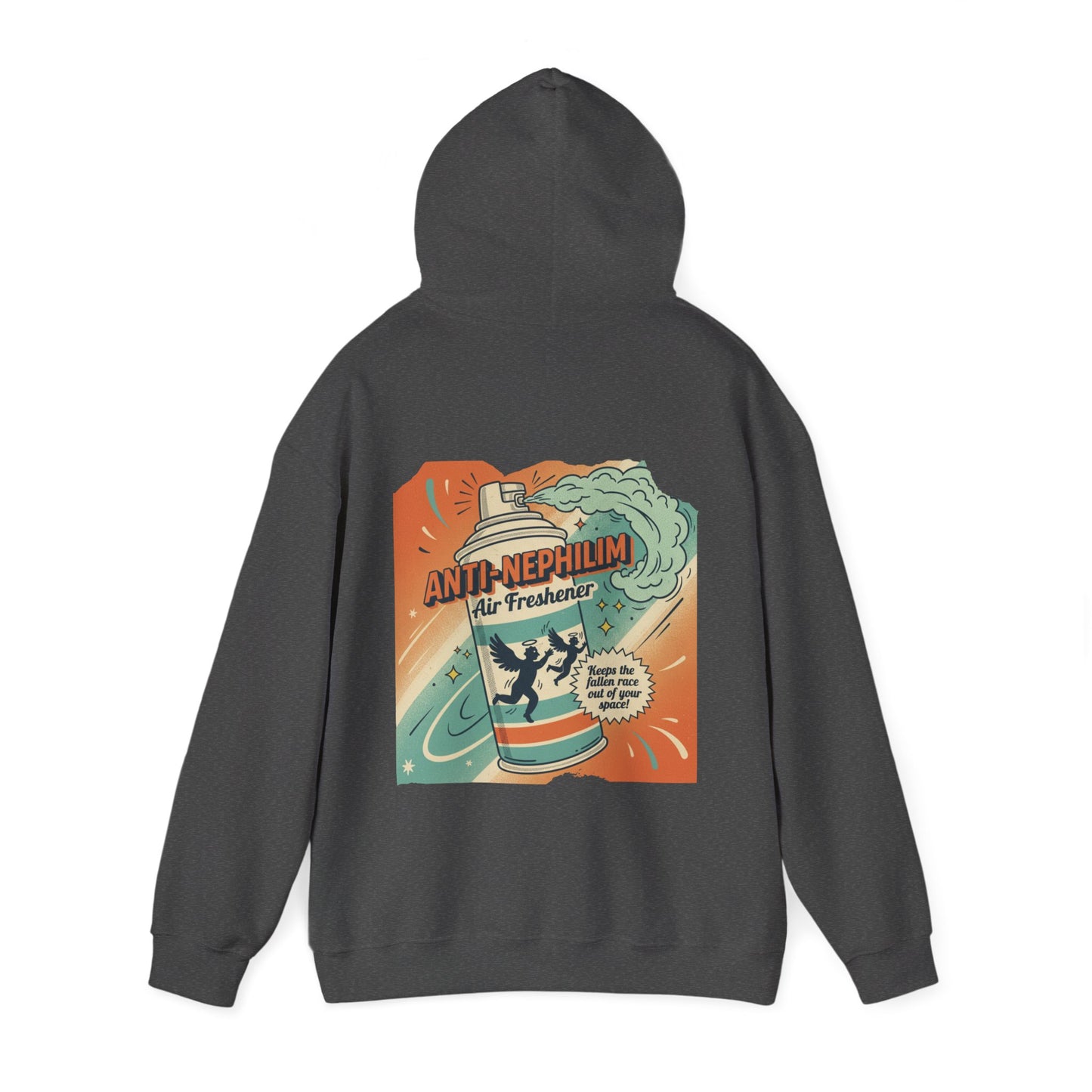 Retro anti nephilim air freshener hoodie (unisex), Kirk Ave. Apparel