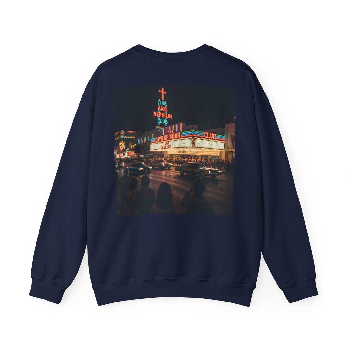 Vintage casino anti nephilim sweatshirt (unisex), Kirk Ave. Apparel