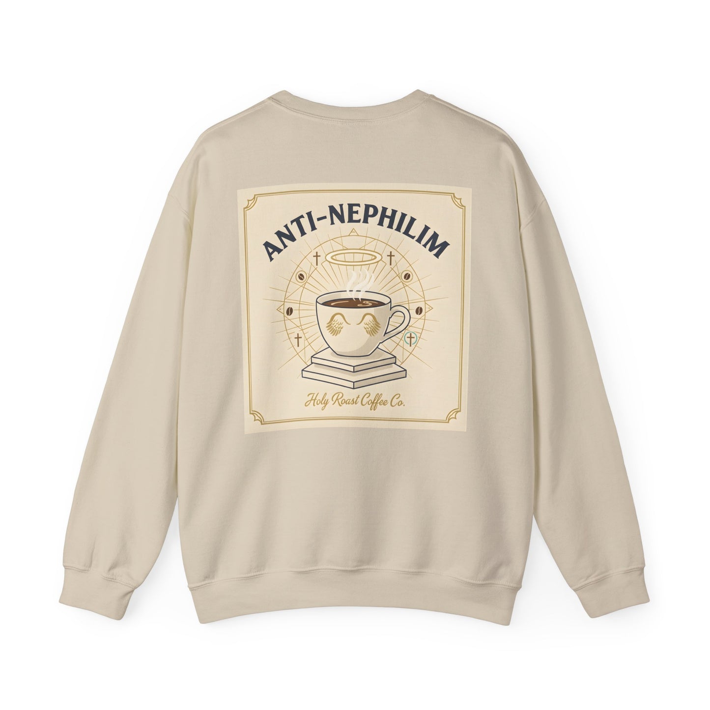 Retro coffee anti-nephilim sweatshirt (unisex), Kirk Ave. Apparel