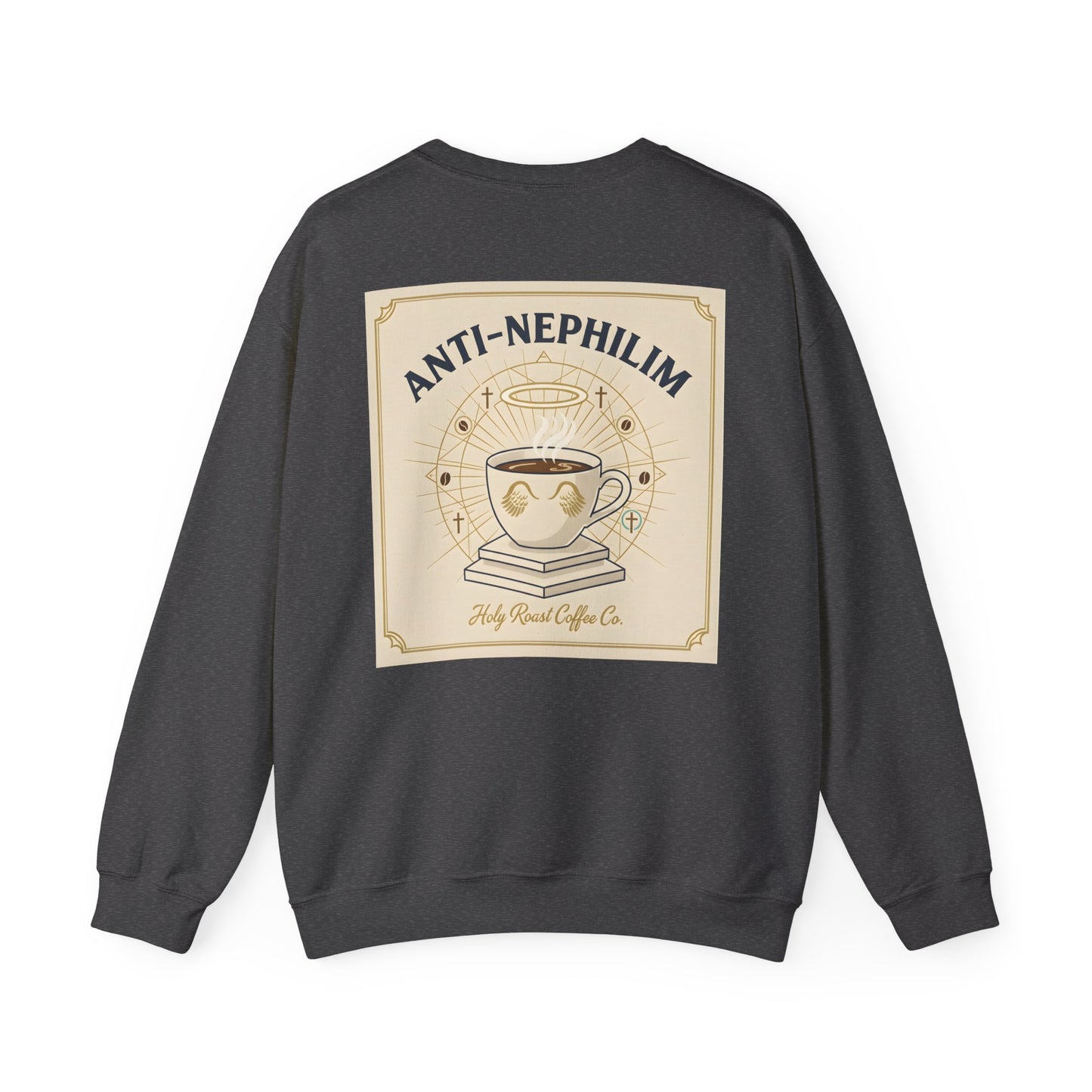 Retro coffee anti-nephilim sweatshirt (unisex), Kirk Ave. Apparel