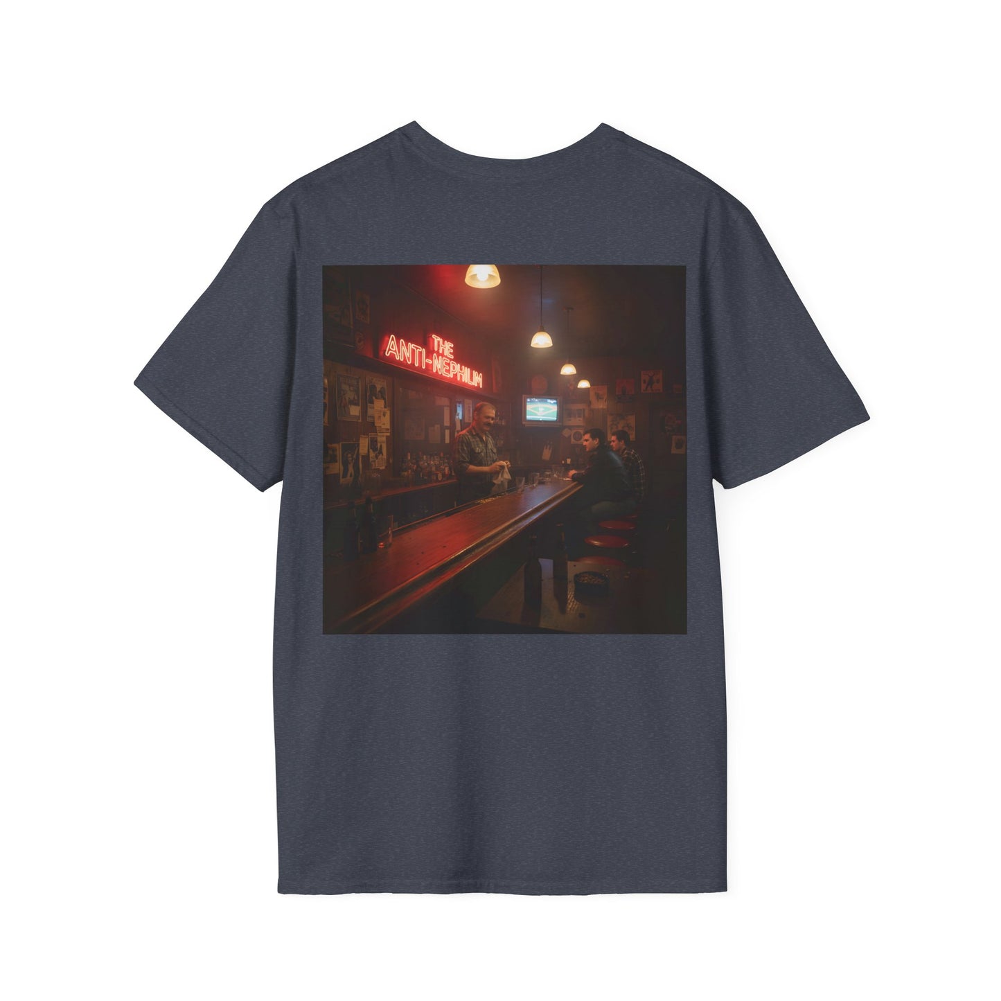 Neon bar scene anti nephilim t shirt —  Kirk Ave. Apparel
