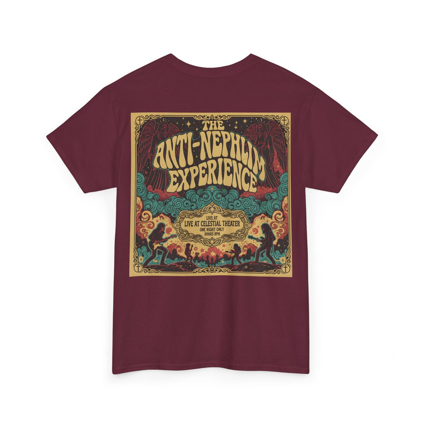 Retro concert poster anti nephilim t shirt (unisex), Kirk Ave. Apparel