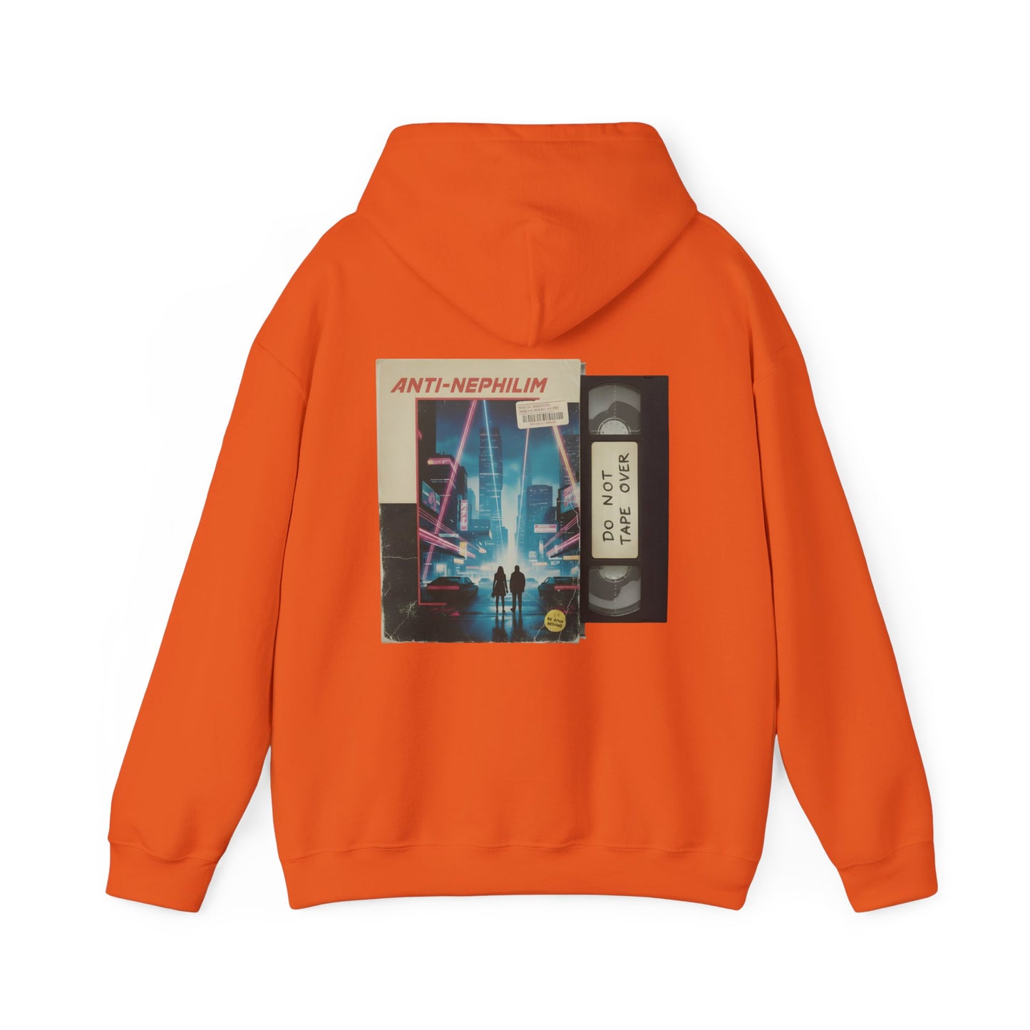 Retro vhs sci-fi anti nephilim hoodie (unisex), Kirk Ave. Apparel