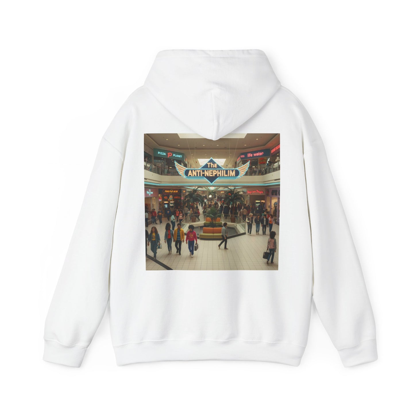 Retro mall anti nephilim hoodie (unisex), Kirk Ave. Apparel