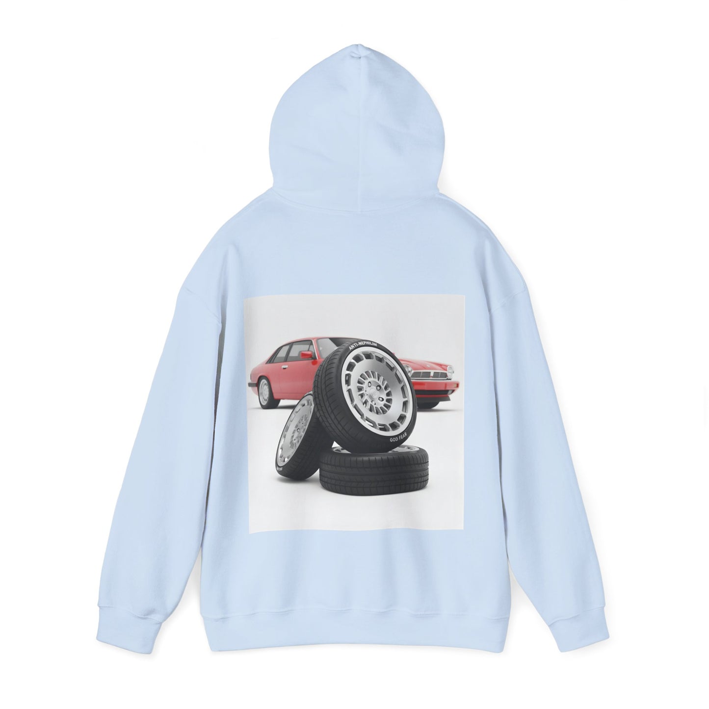 Retro sports car anti nephilim hoodie (unisex), Kirk Ave. Apparel