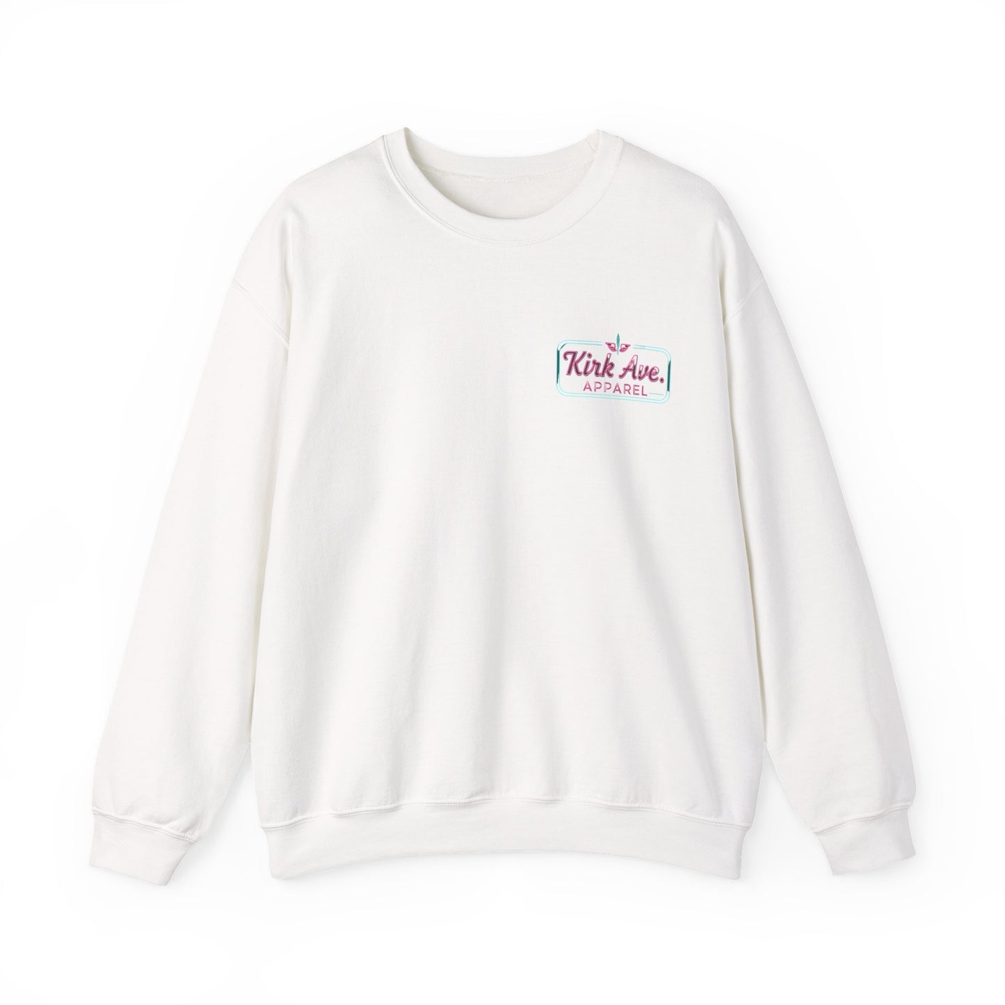 Retro neon burger joint anti nephilim sweatshirt (unisex), Kirk Ave. Apparel