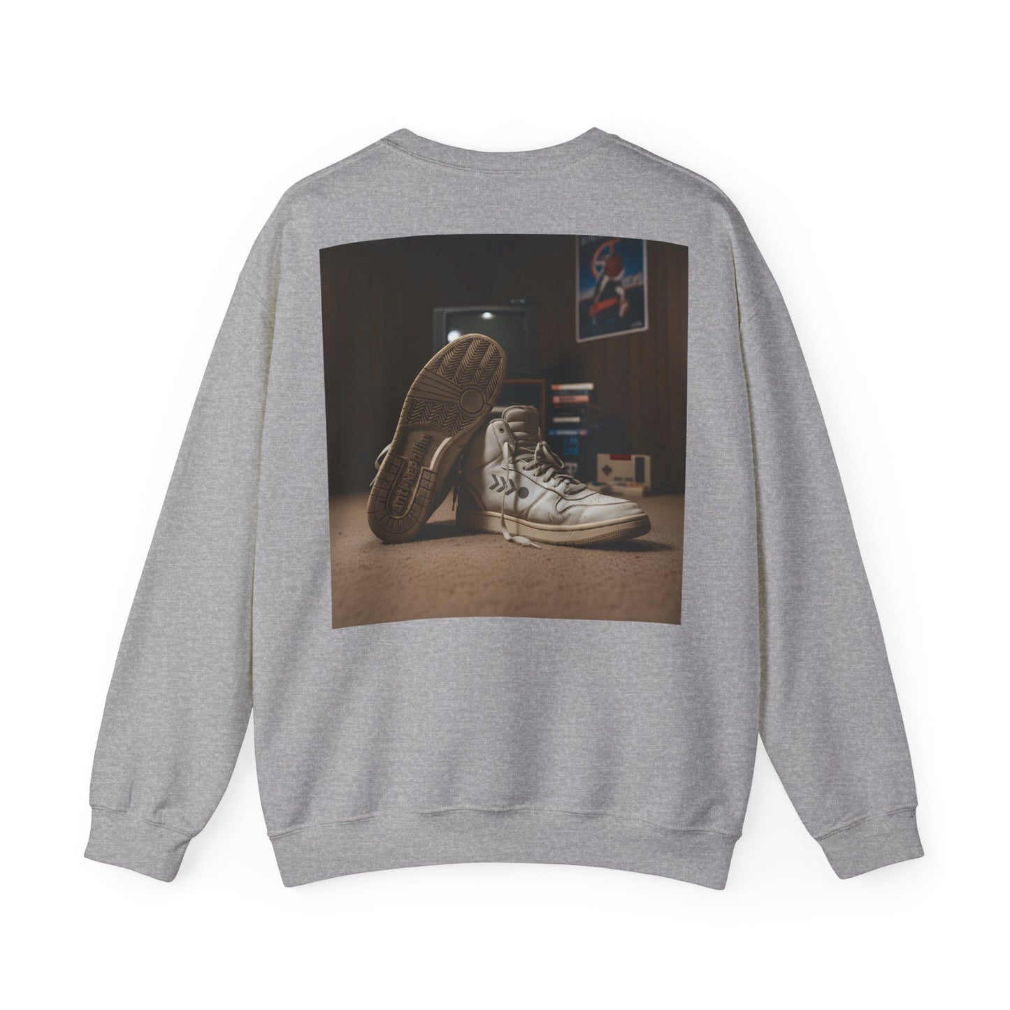 Vintage sneakers anti nephilim sweatshirt (unisex), Kirk Ave. Apparel
