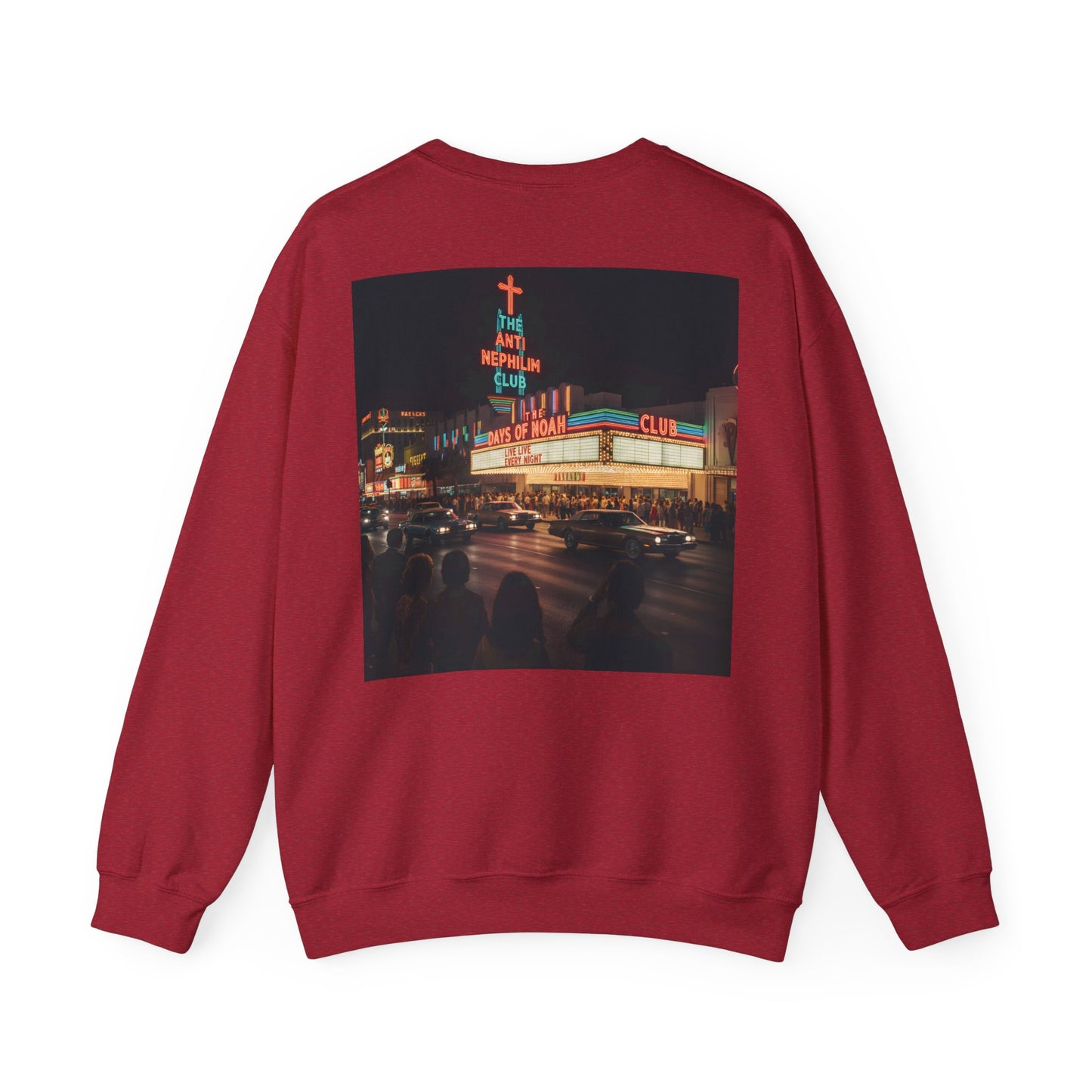 Vintage casino anti nephilim sweatshirt (unisex), Kirk Ave. Apparel