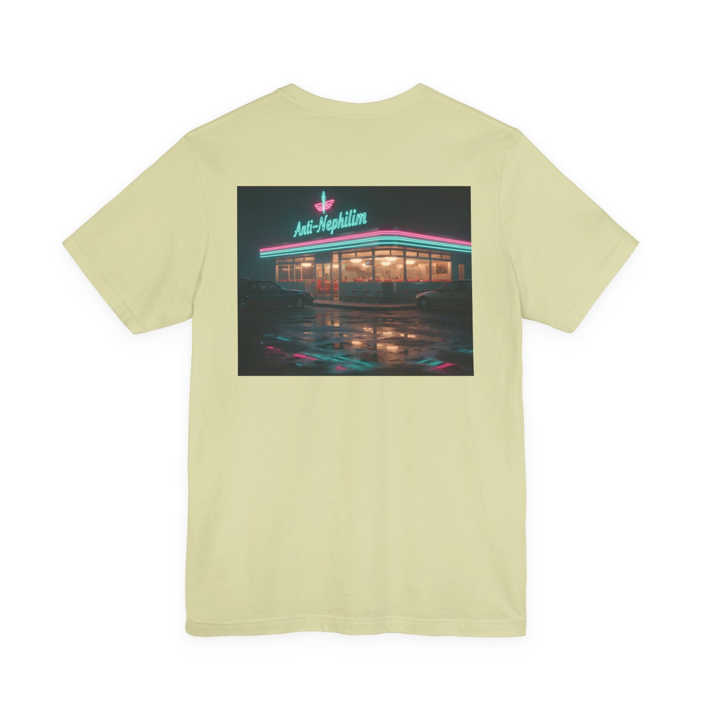 Retro diner anti nephilim t-shirt (unisex), Kirk Ave. Apparel