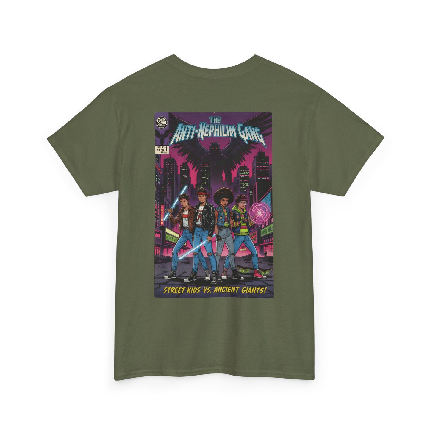 Retro comic anti nephilim t shirt (unisex), Kirk Ave. Apparel