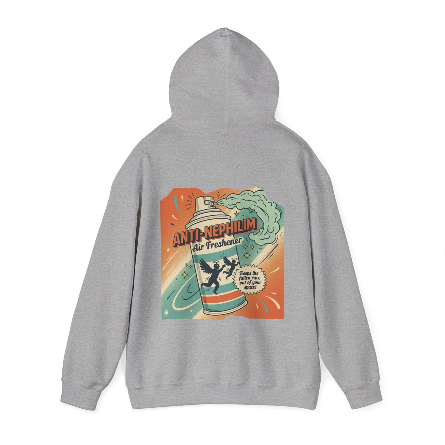 Retro anti nephilim air freshener hoodie (unisex), Kirk Ave. Apparel