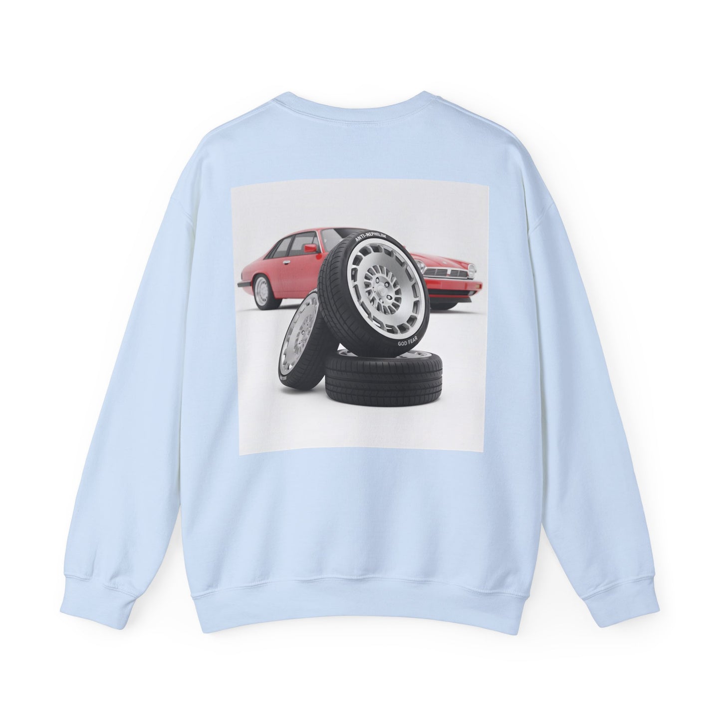 Retro sports car anti nephilim sweatshirt (unisex), Kirk Ave. Apparel