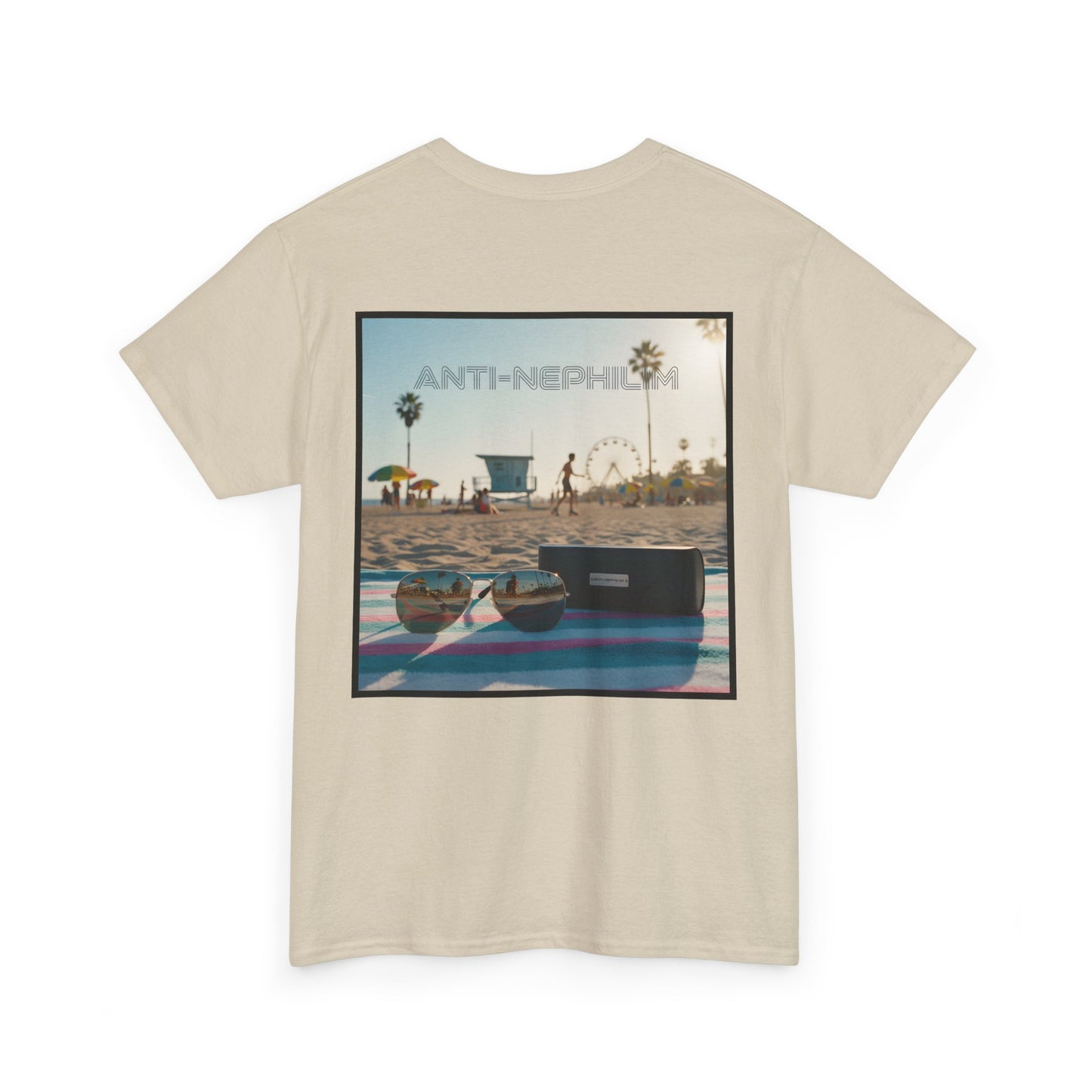 Beach shades anti nephilim t shirt, Kirk Ave. Apparel