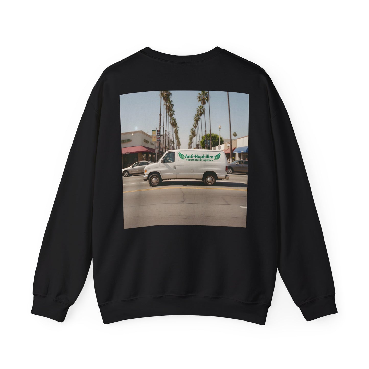 90s California Van anti-nephilim sweatshirt (unisex), Kirk Ave. Apparel