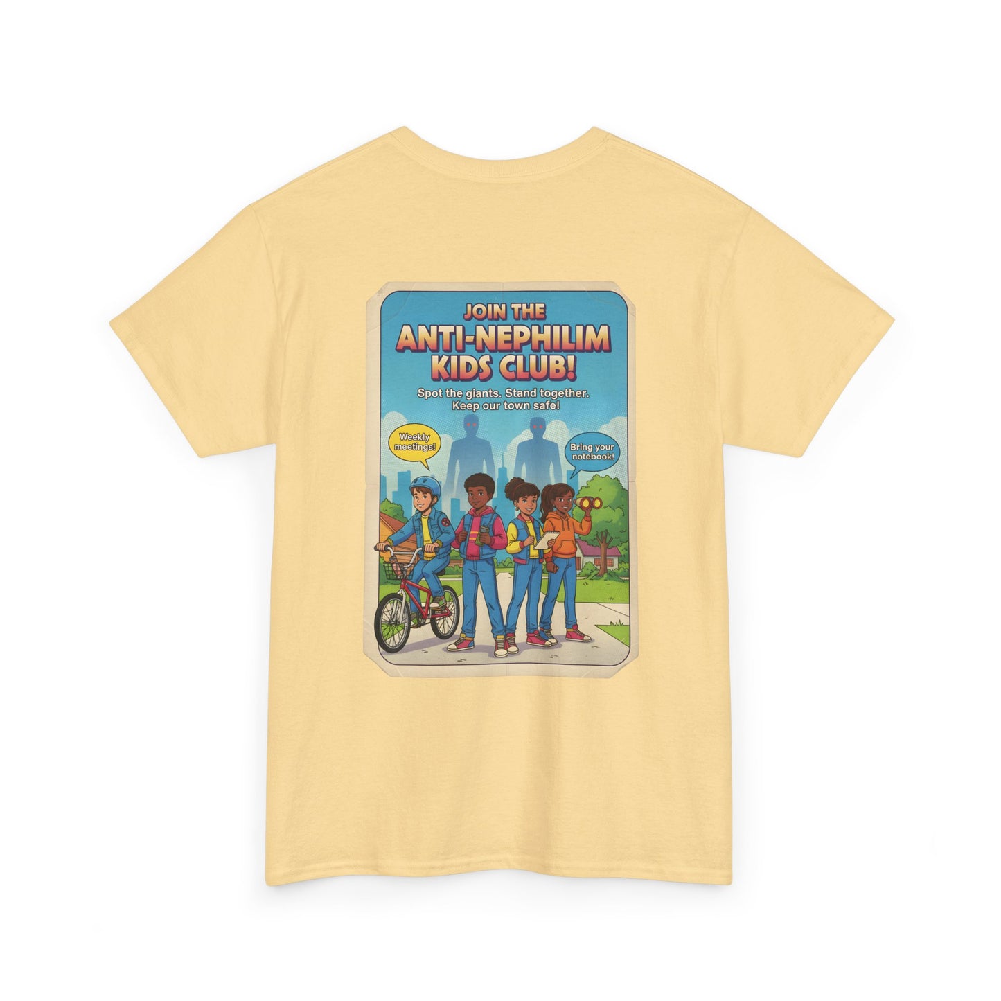 Retro anti nephilim kids club t shirt (unisex), Kirk Ave. Apparel