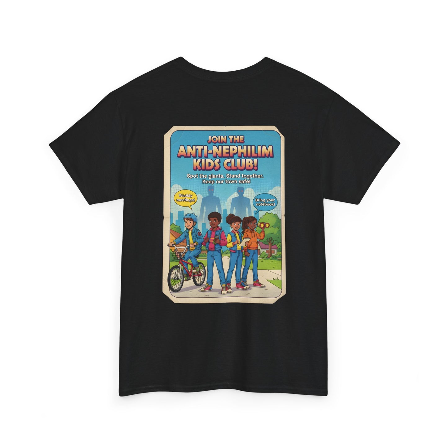 Retro anti nephilim kids club t shirt (unisex), Kirk Ave. Apparel