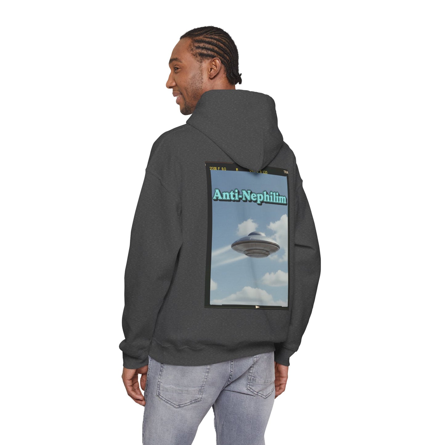 Retro anti nephilim UFO hoodie (unisex), Kirk Ave. Apparel