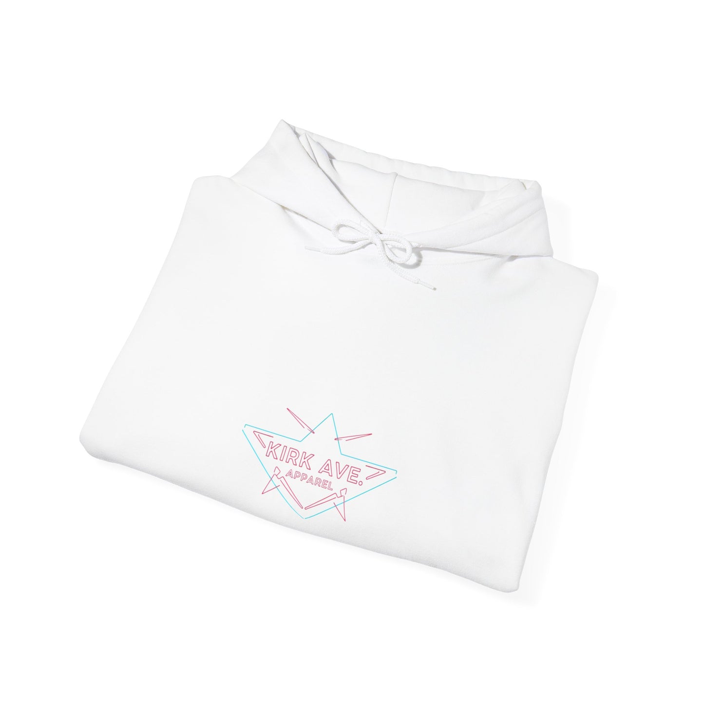 Neon 80s anti nephilim nightclub hoodie (unisex), Kirk Ave. Apparel
