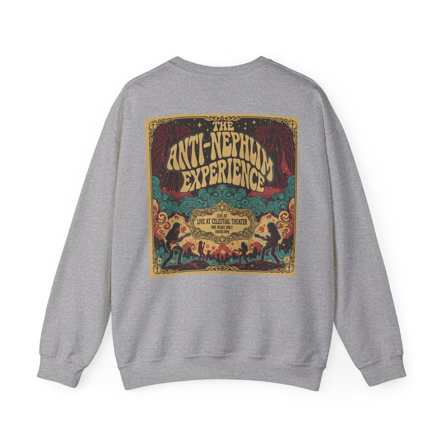 Retro concert poster anti nephilim sweatshirt (unisex), Kirk Ave. Apparel