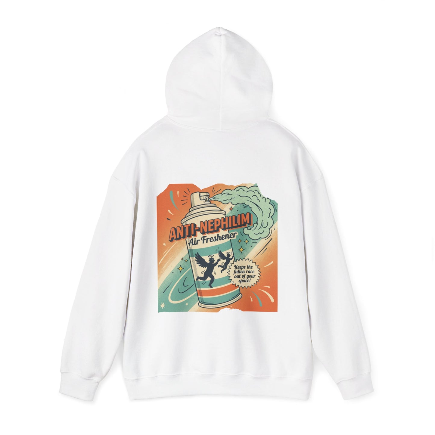 Retro anti nephilim air freshener hoodie (unisex), Kirk Ave. Apparel
