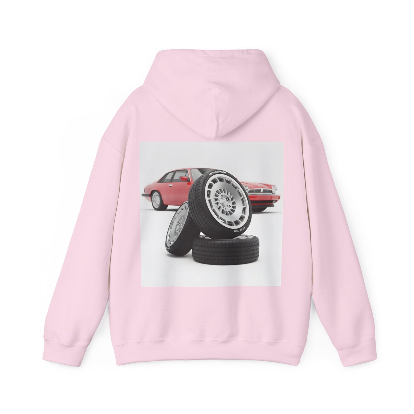 Retro sports car anti nephilim hoodie (unisex), Kirk Ave. Apparel