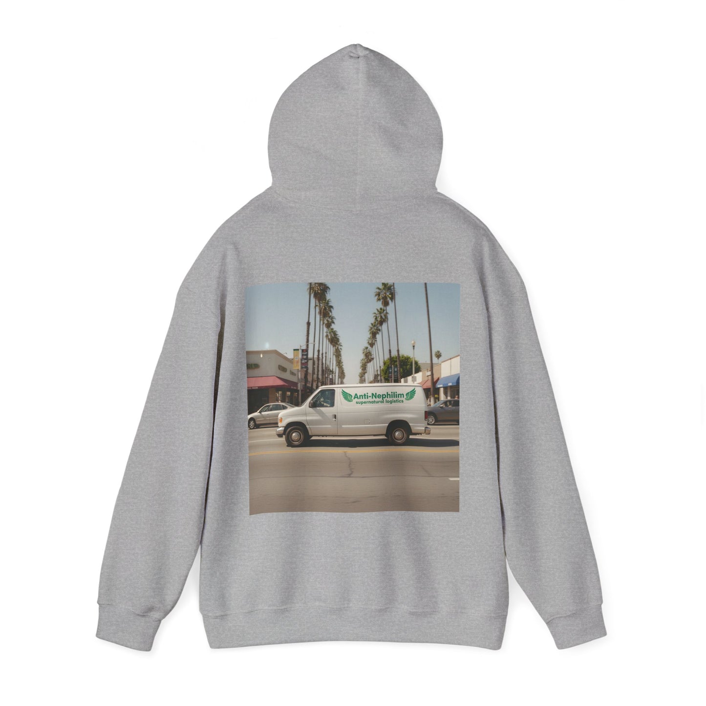 90s California Van anti-nephilim hoodie (unisex), Kirk Ave. Apparel