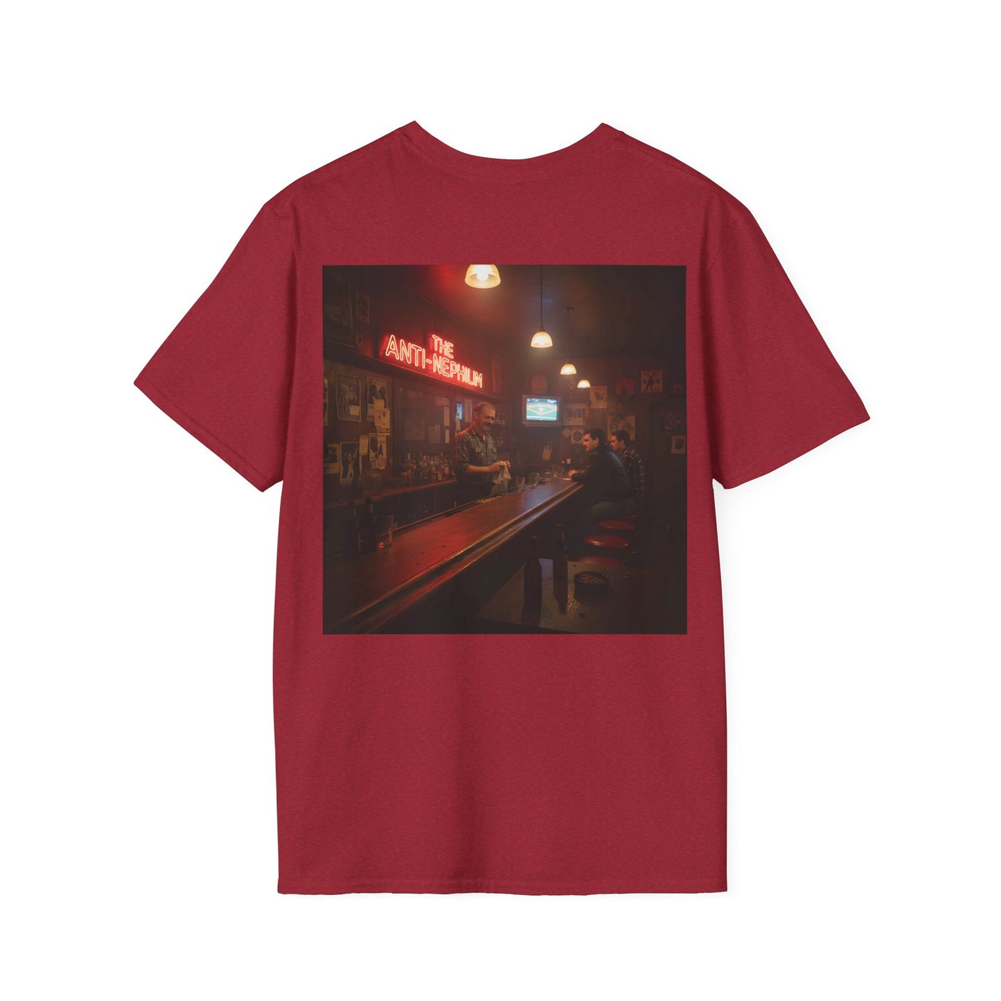 Neon bar scene anti nephilim t shirt —  Kirk Ave. Apparel