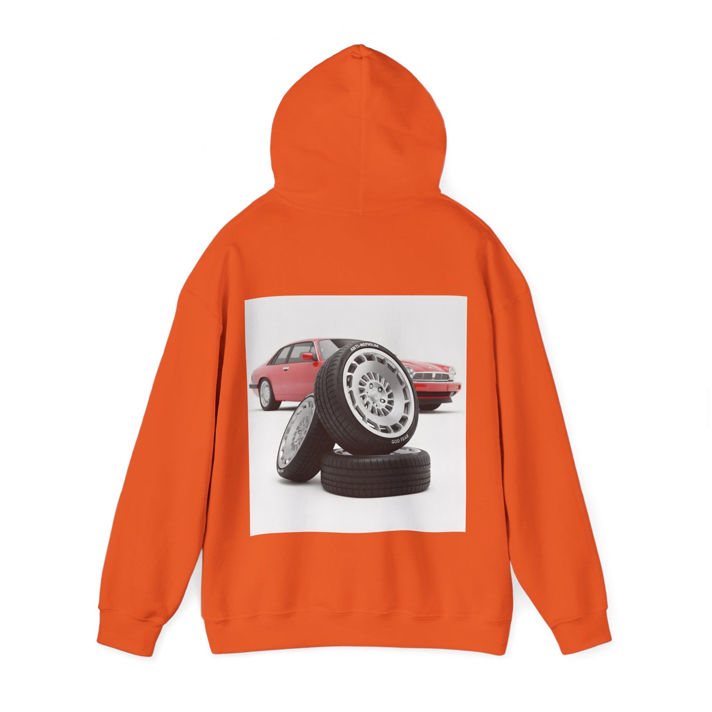 Retro sports car anti nephilim hoodie (unisex), Kirk Ave. Apparel
