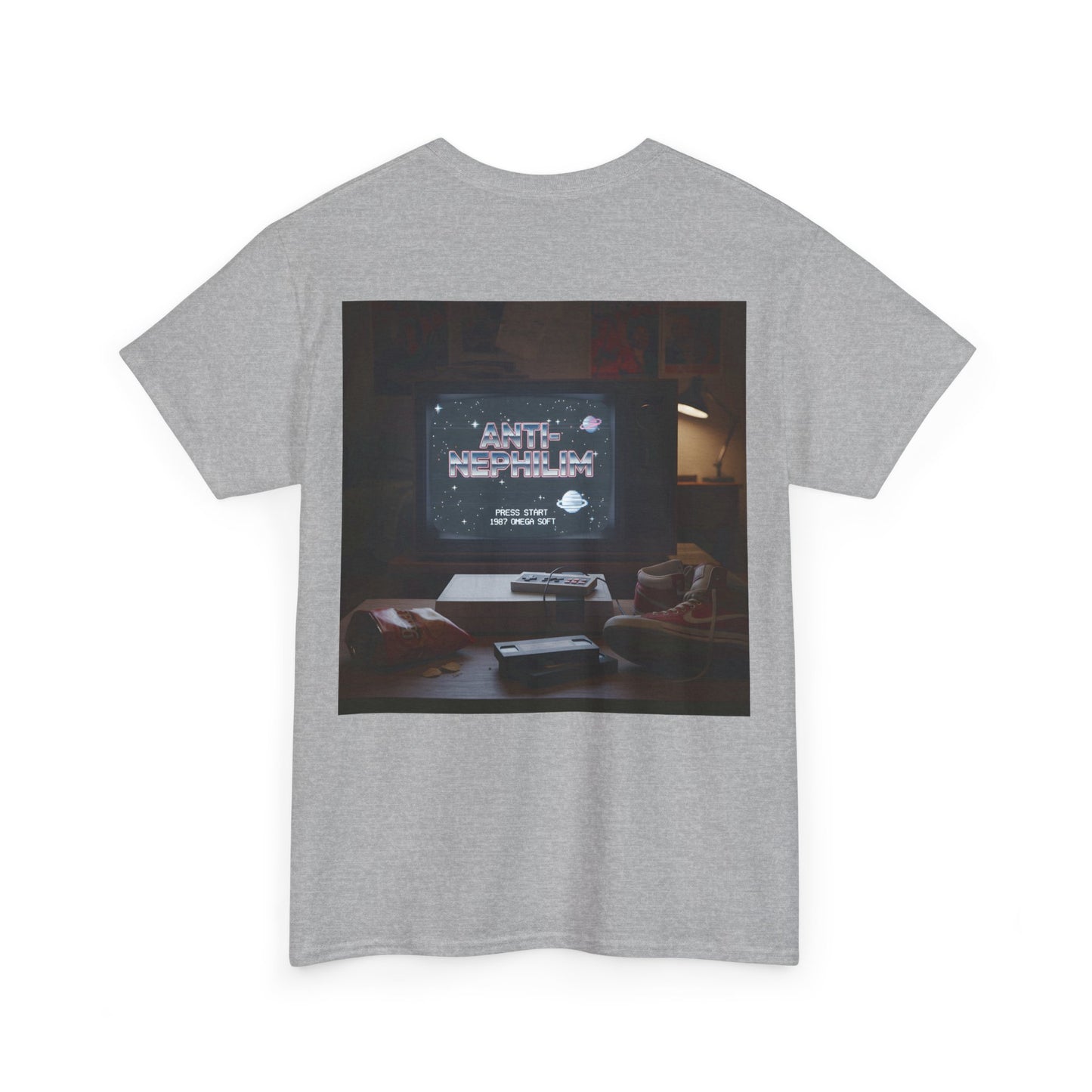 Retro gamer anti-nephilim t shirt (unisex), Kirk Ave. Apparel