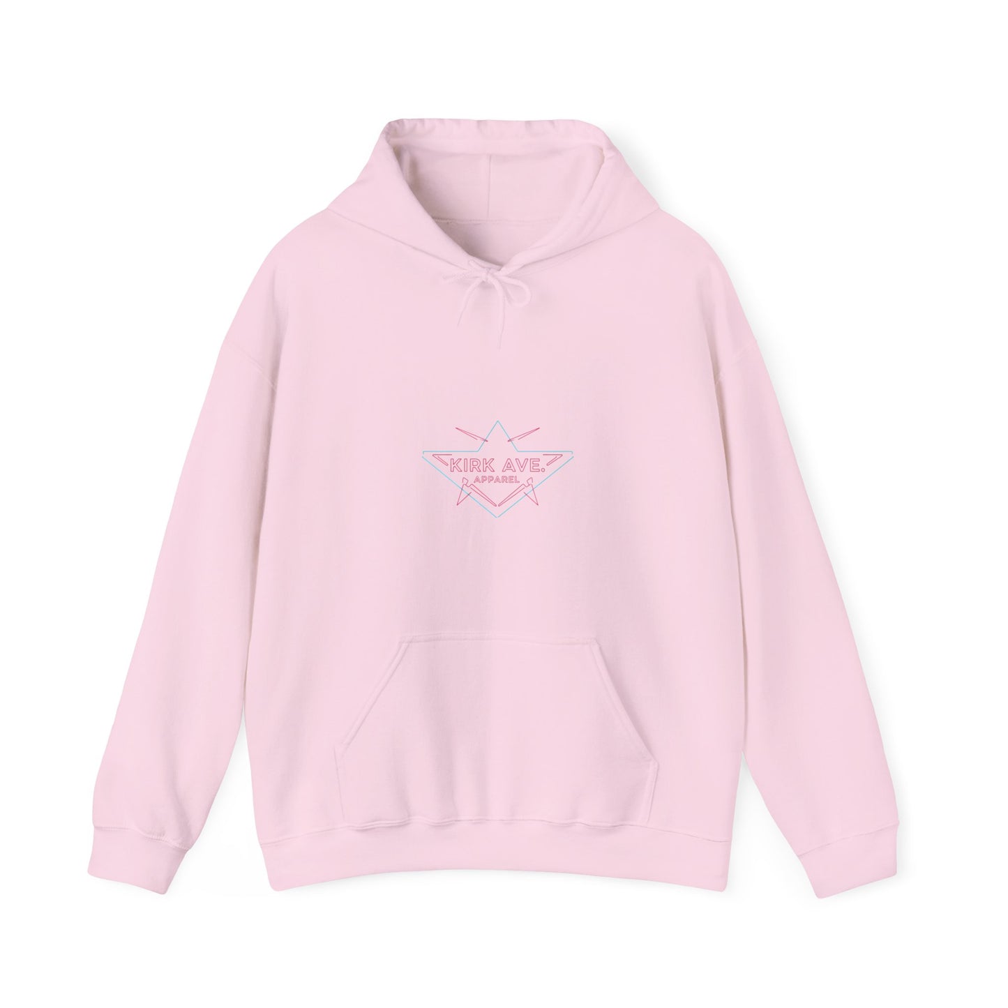 Neon 80s anti nephilim nightclub hoodie (unisex), Kirk Ave. Apparel