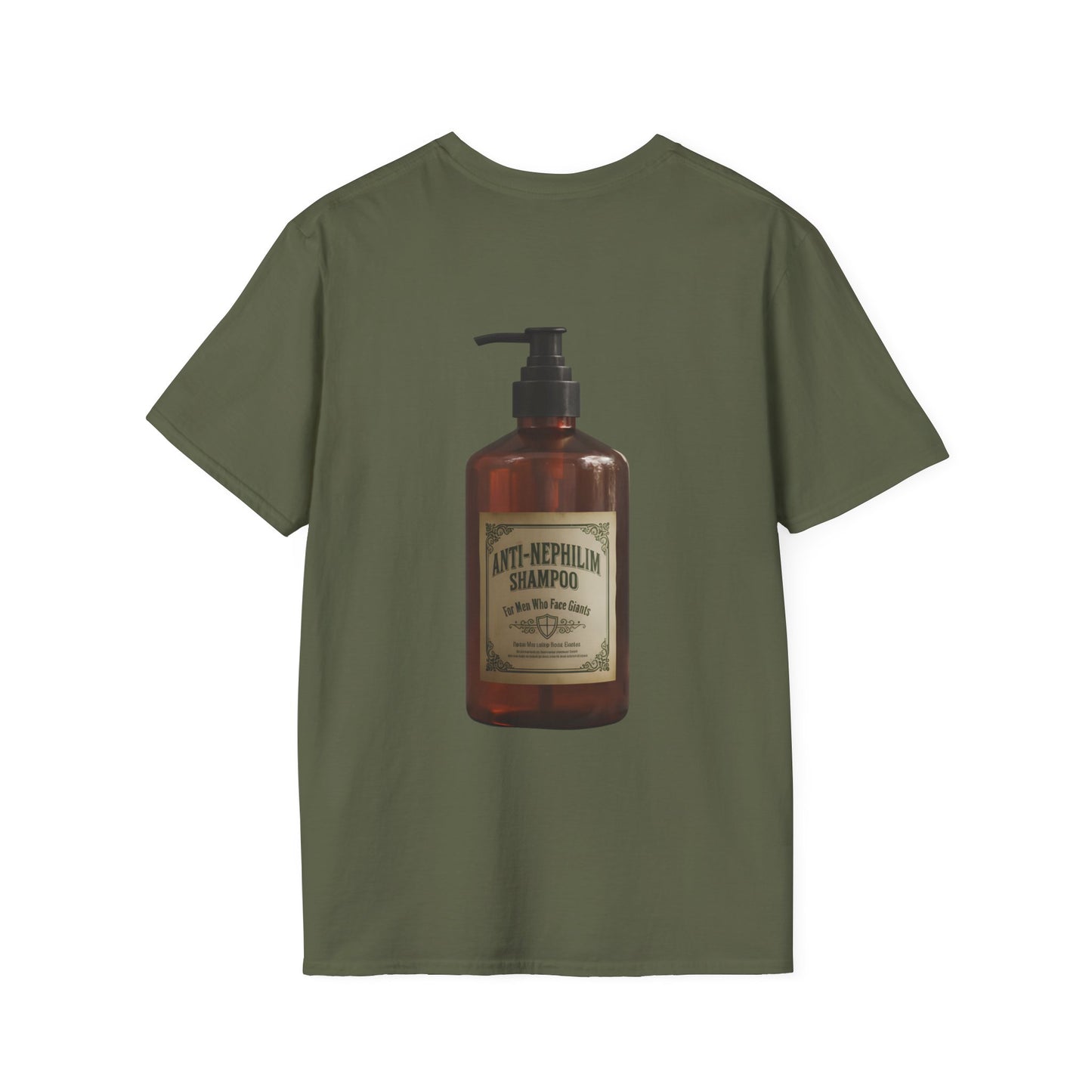 Anti nephilim shampoo t shirt (unisex), Kirk Ave. Apparel