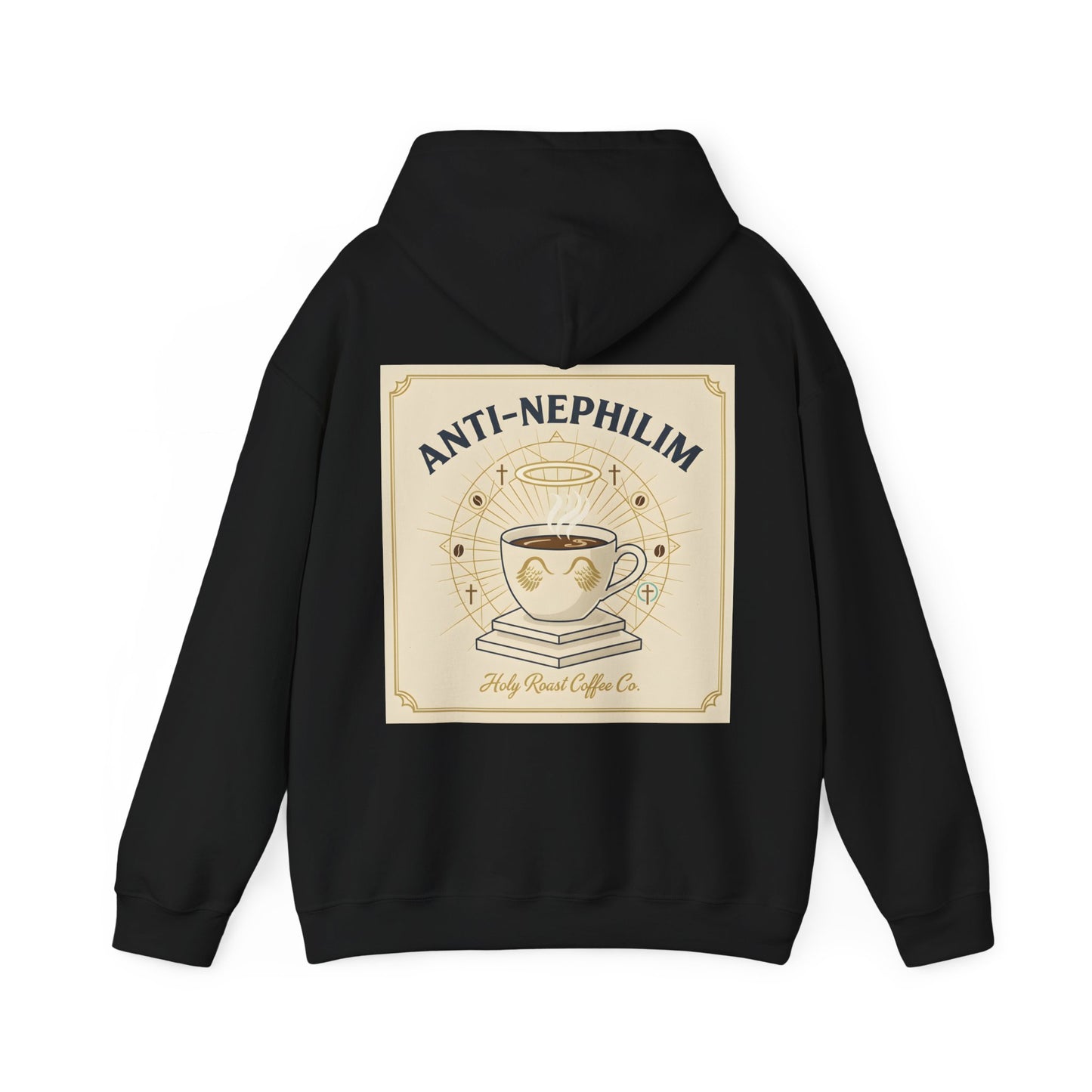 Retro coffee anti-nephilim hoodie (unisex), Kirk Ave. Apparel