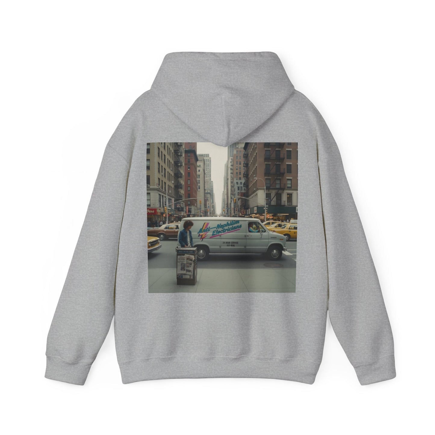 Vintage NYC anti nephilim hoodie (unisex), Kirk Ave. Apparel