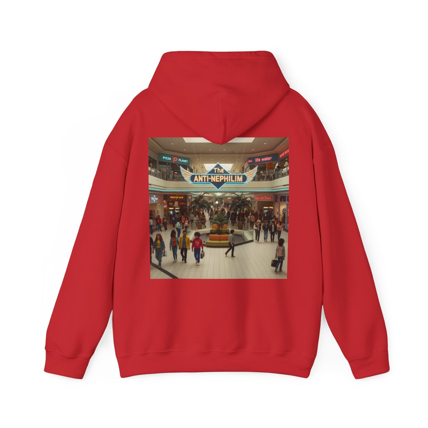 Retro mall anti nephilim hoodie (unisex), Kirk Ave. Apparel