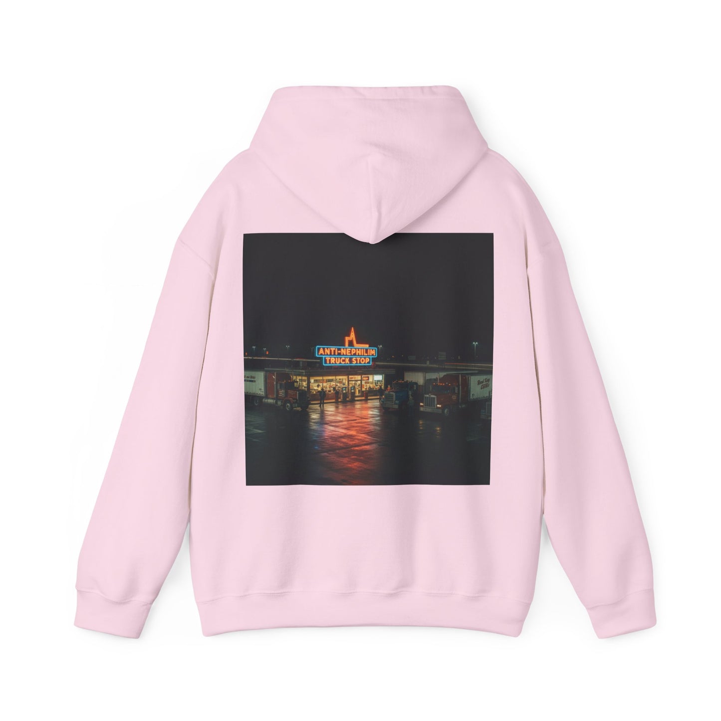Retro truck stop anti nephilim hoodie (unisex), Kirk Ave. Apparel