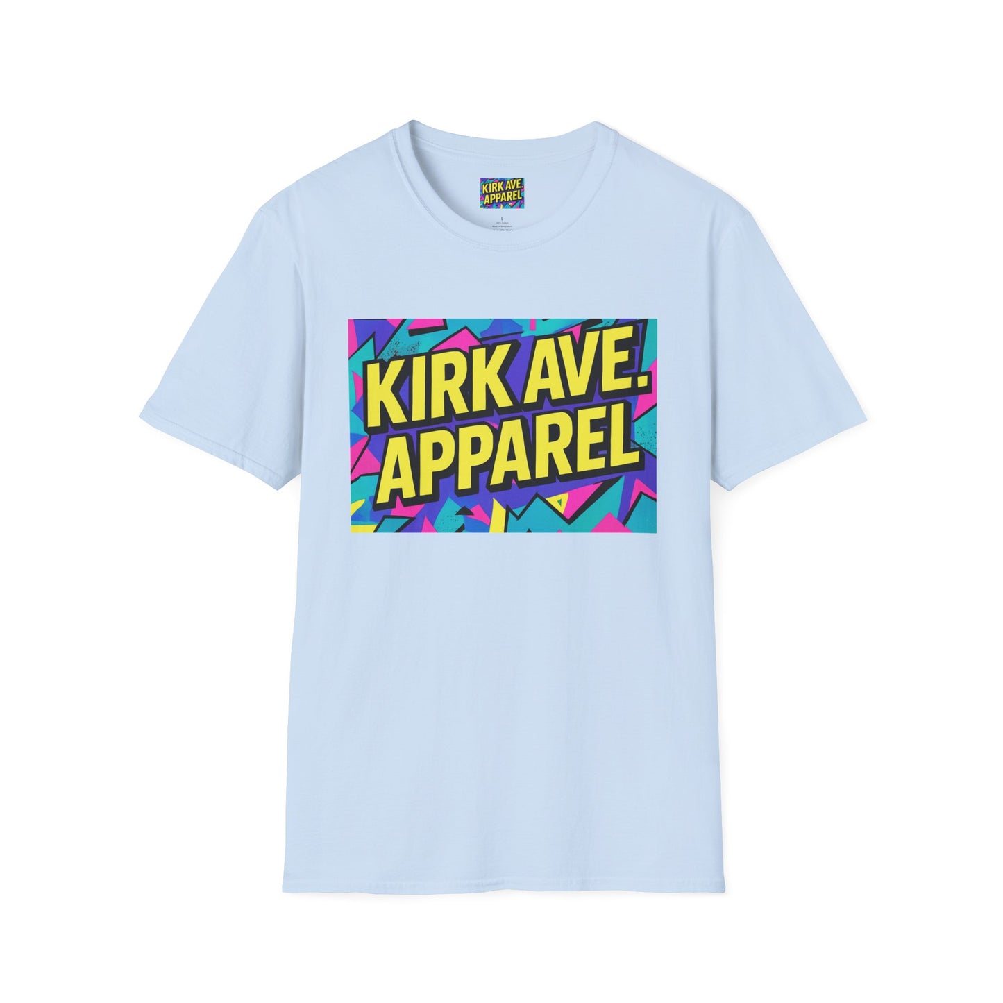 Retro Logo T‑Shirt — Kirk Ave. Apparel 90s Graphic Tee