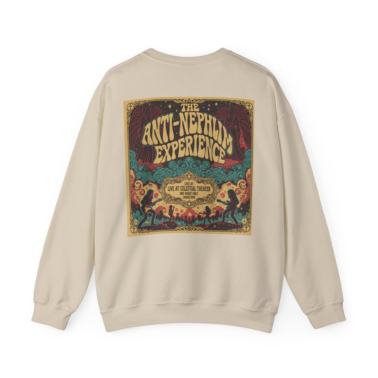 Retro concert poster anti nephilim sweatshirt (unisex), Kirk Ave. Apparel