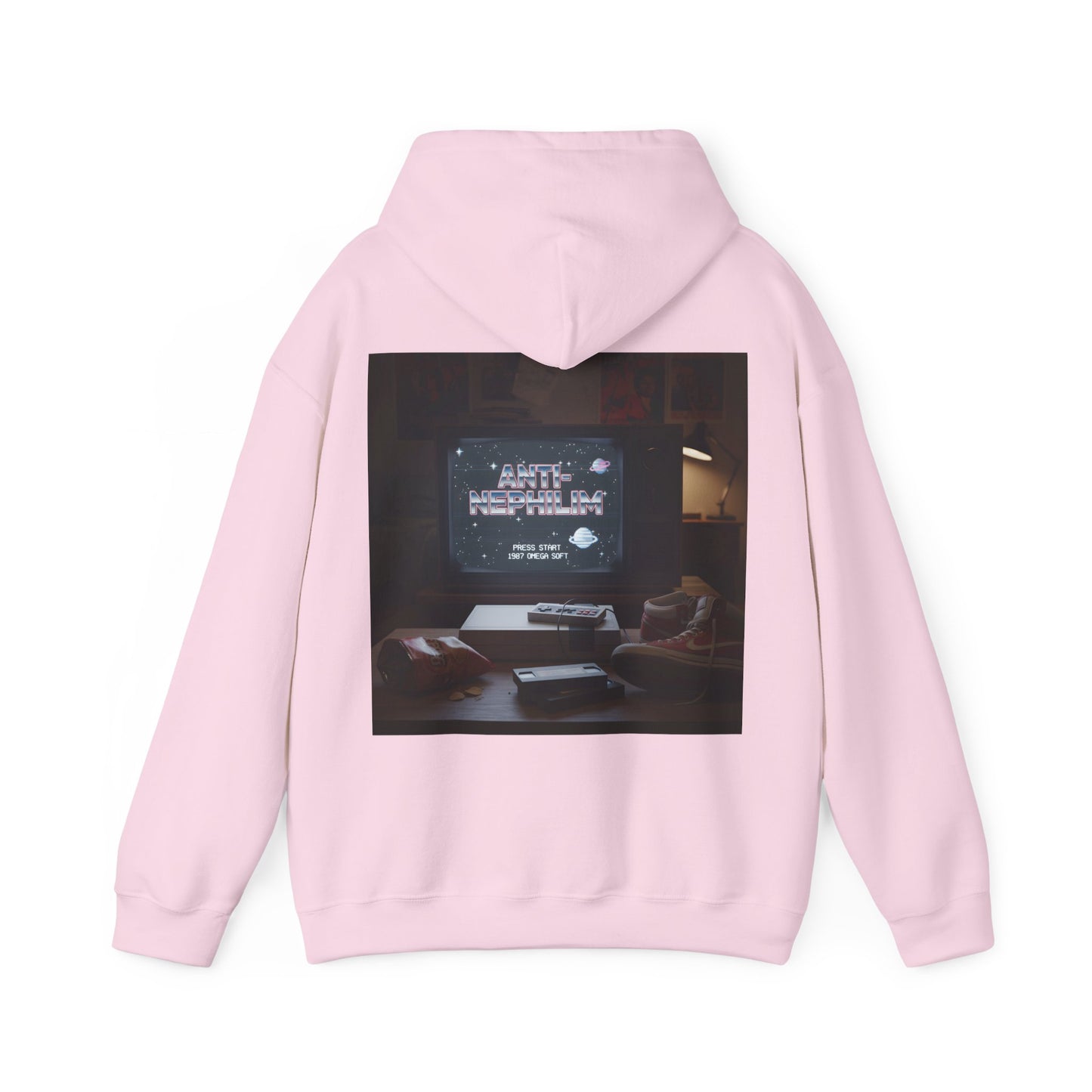 Retro gamer anti-nephilim hoodie (unisex), Kirk Ave. Apparel