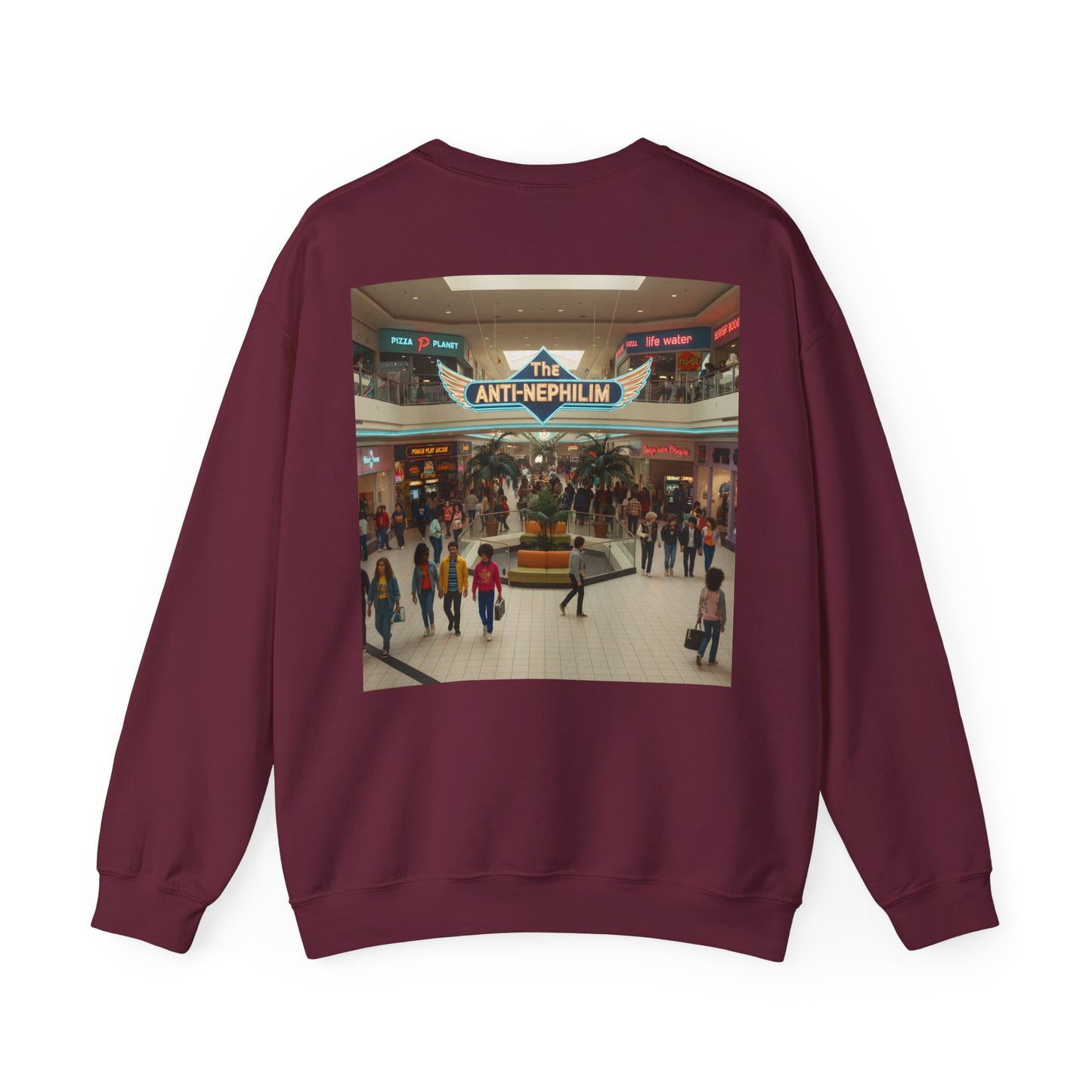 Retro mall anti nephilim sweatshirt (unisex), Kirk Ave. Apparel