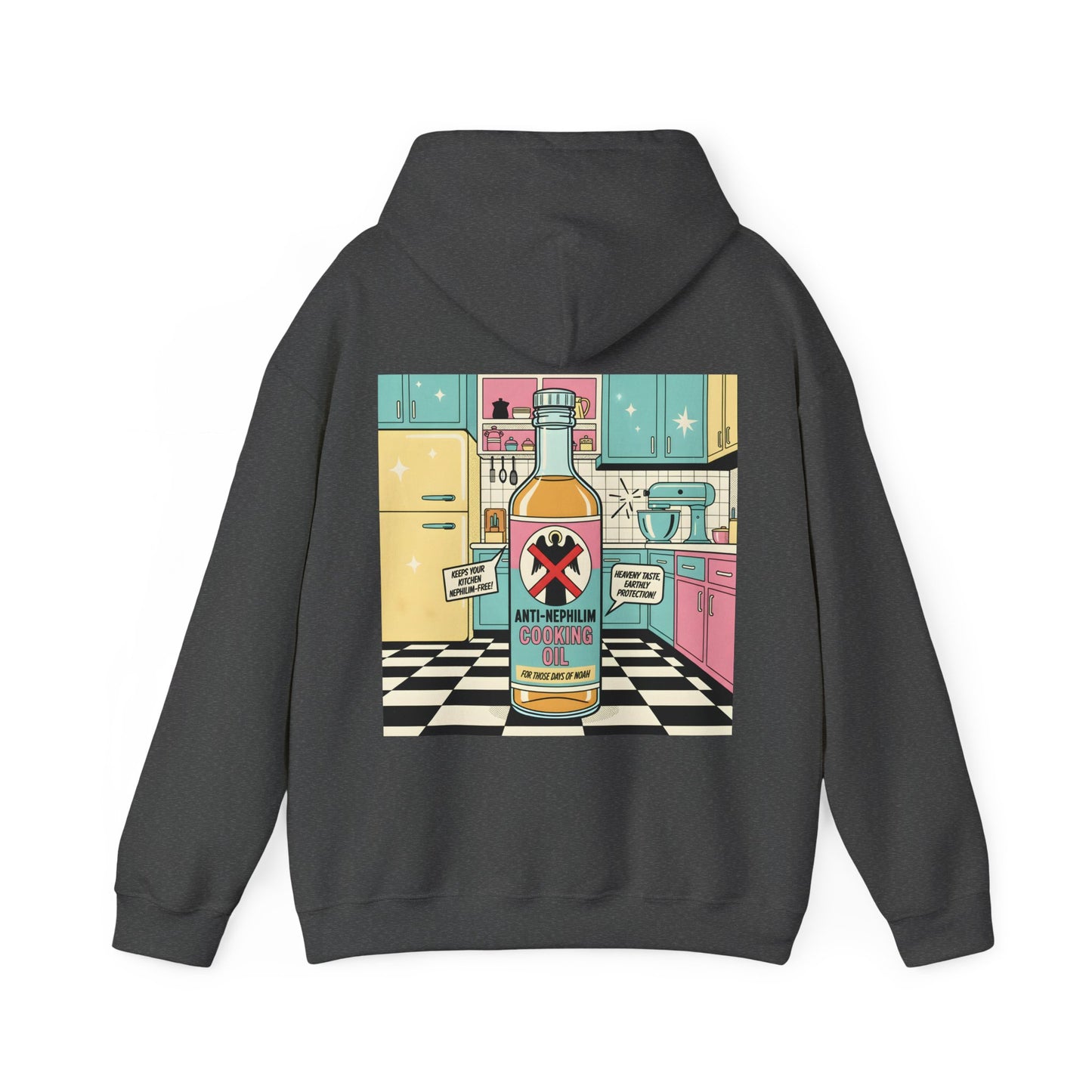 Retro kitchen anti nephilim hoodie (unisex), Kirk Ave. Apparel
