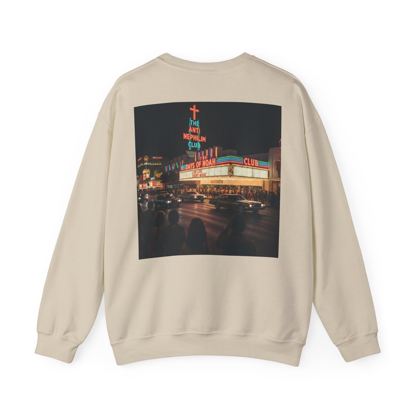 Vintage casino anti nephilim sweatshirt (unisex), Kirk Ave. Apparel
