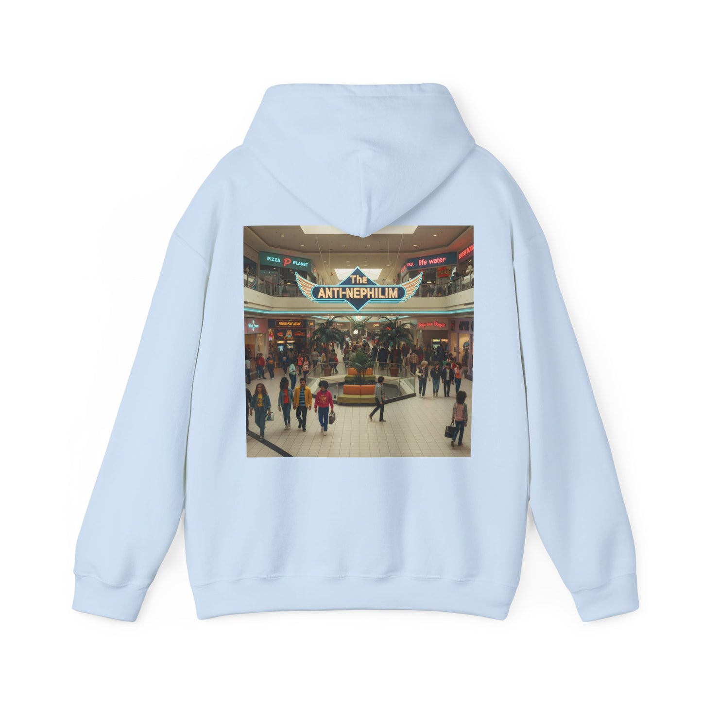 Retro mall anti nephilim hoodie (unisex), Kirk Ave. Apparel