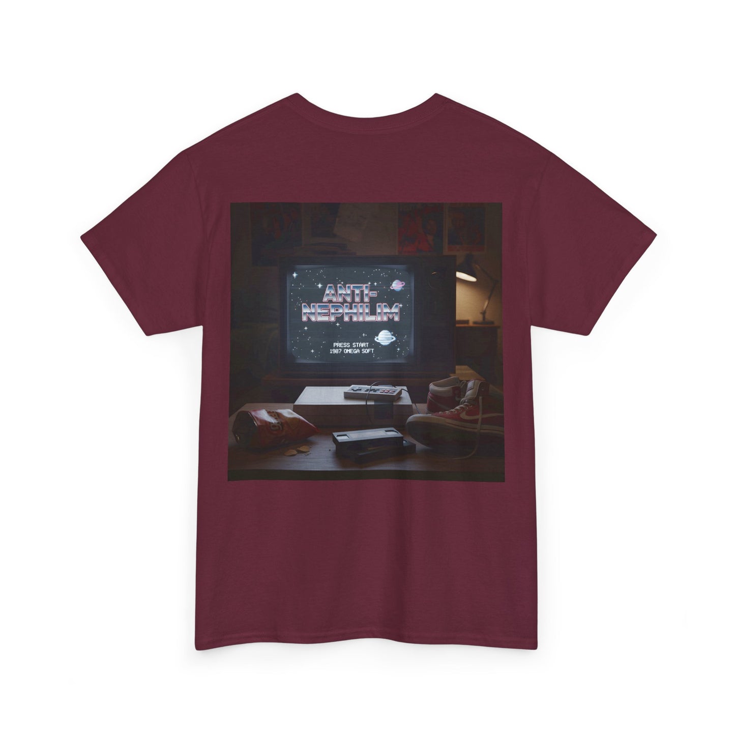 Retro gamer anti-nephilim t shirt (unisex), Kirk Ave. Apparel