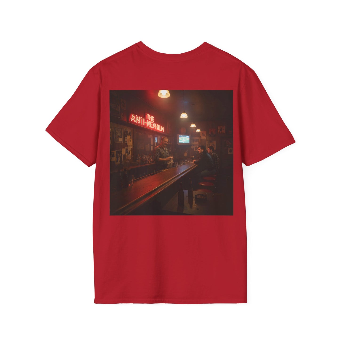 Neon bar scene anti nephilim t shirt —  Kirk Ave. Apparel