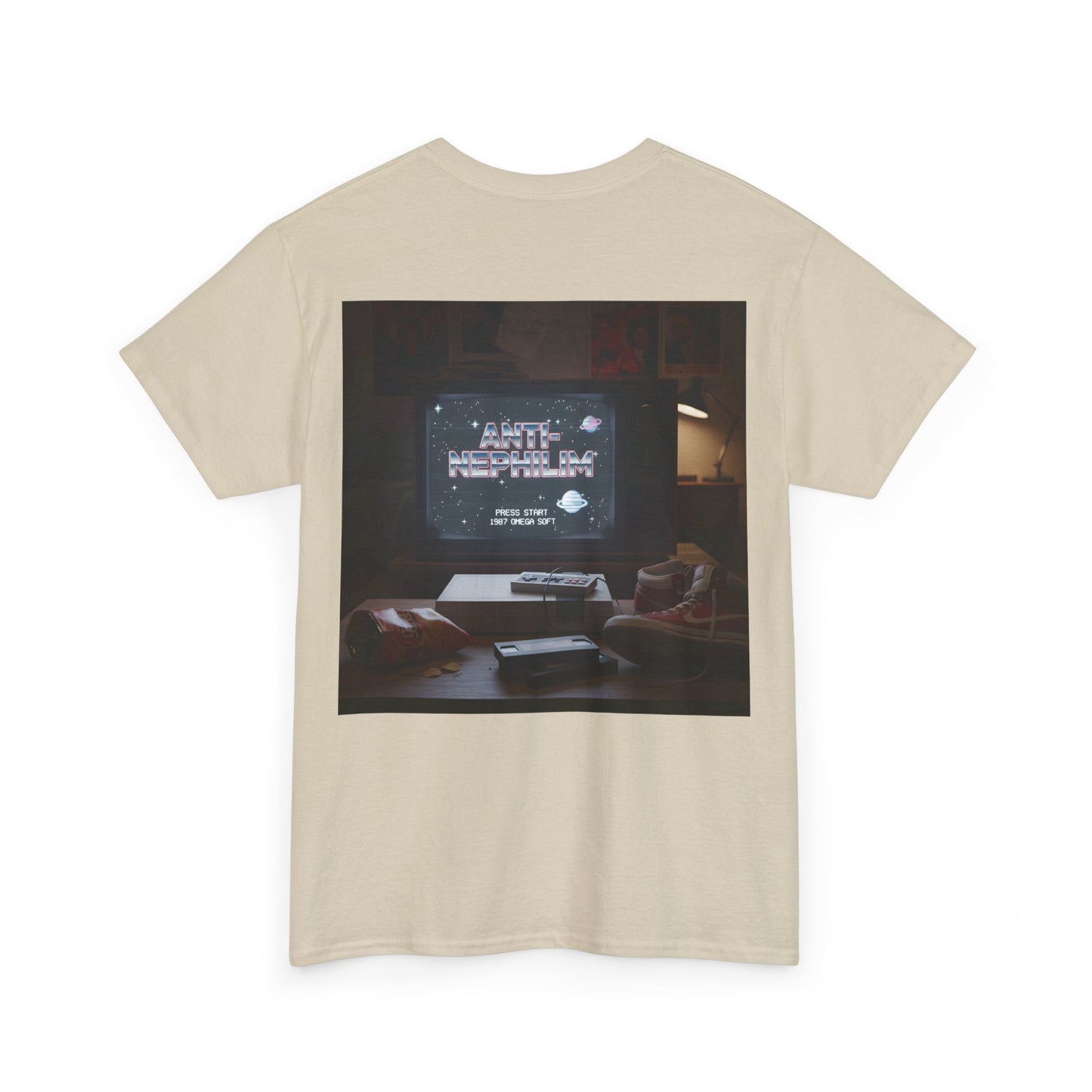 Retro gamer anti-nephilim t shirt (unisex), Kirk Ave. Apparel