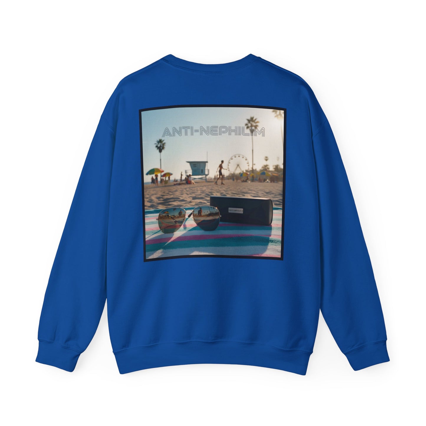 Beach shades anti nephilim sweatshirt, Kirk Ave. Apparel